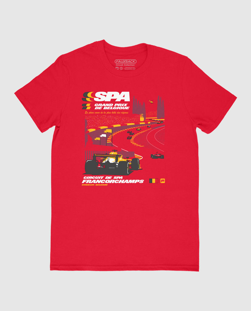 Spa Francorchamps Circuit Belgium Grand Prix T-shirt